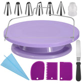 AOSHIDINGSHUO kit bandeja giratoria: soporte estable para decorar pasteles
