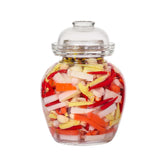 Aosnttol frasco vidrio fermentación 1.5l con tapa ideal para fermentación casera.