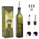 AOZITA botella de aceite de oliva de vidrio 500 ml para uso diario.