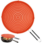 Apidgrowth escudo de salpicaduras para sartén, evita salpicaduras y mantiene la cocina limpia