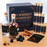 Apragaz kit whiskey infusión madera y botánicos, crea sabores personalizados en casa.
