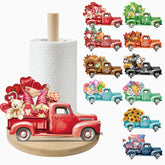 APUDWN portarrollos de papel en bambú para primavera, decoración festiva y organizada.