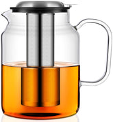 Aquach tetera de vidrio 85oz con infusor removible para grupos