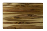 Tabla Architec concava de acacia con pies antideslizantes para mayor estabilidad al cortar.