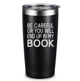 ARIABLE vaso para escritores grabado 20 onzas negro, regalo de agradecimiento elegante.