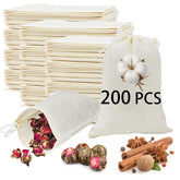 Bolsas ARKBAODAN de muslin para especias 3x4, filtrado seguro durante la cocción.