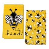 ARKENY Abeja Amarilla: toalla de cocina 18x26 para secar platos.