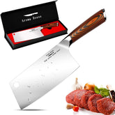 Aroma House Cuchillo picador 7 pulgadas, hoja ultraafilada para cortes suaves y precisos.