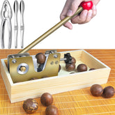 Artcome base de madera estable para nueces macadamia.