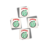 Posavasos Artful 3D Mahjong Joker de 4x4 protegen la superficie con estilo.