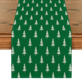 Artoid Mode cinta de mesa navidad verde arbol: decora con estilo festivo.