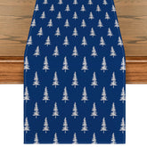 Artoid Mode mantel azul con árbol navideño, perfecto para centro de mesa festivo