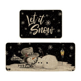Artoid Mode Let It Snow: alfombra 24x35, copos de nieve para decorar y proteger la cocina.