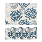 Artoid Mode manteles individuales florales: diseño floral vibrante para mesa decorativa
