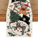 Artoid Mode: muñeco de nieve y galleta de jengibre, ideal para decorar la mesa navideña.