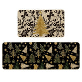Artoid Mode ornamento árbol navidad dorado para cocina, decorativo