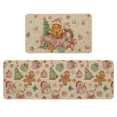 Artoid Mode ornamento hombre jengibre, decoración festiva para mesa o árbol.