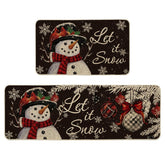 Alfombra Artoid Mode nieve negra para cocina, ideal para decorar y proteger el suelo.
