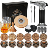 Asovnis kit humo whiskey con soplete para infusión aromática de cócteles
