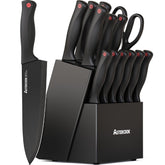 Astercook conjunto 15 piezas: versátil juego para cortar carnes, verduras y más