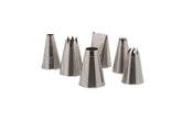 Ateco: set de boquillas de decoración en acero inoxidable para pasteles.