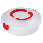 ATRDTO porta-pasteles 10 pulgadas con tapa y bandeja para transportar tartas con seguridad