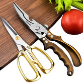 AUDAMI tijeras de cocina para pollo con corte preciso y cómodo manejo.