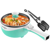 Audecook olla eléctrica de 1,7 L con interior antiadherente para cocinar fácil