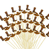 Augoog picos vaqueros para cócteles de 4,7 pulgadas, ideal para decorar aperitivos