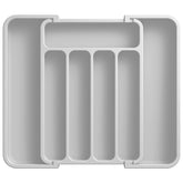 AUJEN organizador de cubiertos expandible para cajón, acceso rápido.