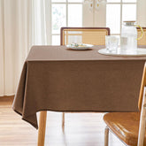Mantel AUSSPVOCT texturizado rectángulo 60x84, protección de derrames durante la cena.