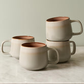 Ava Nord: taza cerámica grande 16oz con mango cómodo para café.