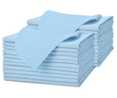 Servilletas azul claro Avalon Kitchen de 17x17, pack de 24 para mesa elegante