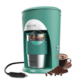 avigator cafetera-portatil-12v-viaje, café fresco en carretera gracias a la energía del coche.