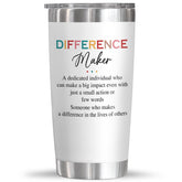 Vaso termo AXIARA con tapa segura, regalo navideño para mujeres.