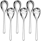 AYFDISHS seis cucharas para servir, ideal para ensaladas y guisos.