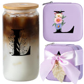 AYGXU vaso de cristal con tapa de bambú y pajilla, perfecto para bebidas diarias y agradables sensaciones.