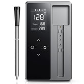 AYMDKI termómetro de carne inalámbrico con sonda ultra fina para lecturas precisas
