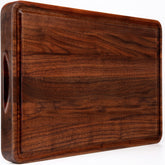 AZRHOM tabla nogal 18x12 frente, superficie estable para picar y servir
