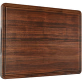 AZRHOM Tabla de cortar de nogal 24x18, vista general para uso diario