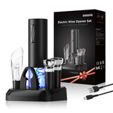 BABONIR abre-botellas eléctrico, apertura rápida con base de carga.