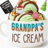 BackURyear tazón de helado para abuelos, ideal para postres caseros en familia.