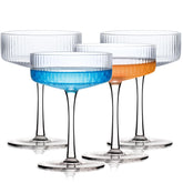 Copa BACLIFE de cristal 9 oz para martini, cristal claro y elegante.