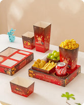 Baffect bandejas snack para noche de película, orden y porciones para toda la familia.