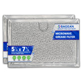 Filtro Bagean para microondas, vista frontal, mejora la ventilación atrapando grasa