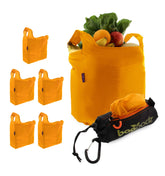 BagPodz con pod compacto y bolsas reutilizables para compras sin plástico.