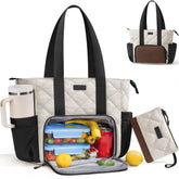 Bagstellar bolso tote acolchado para uso diario y portátil.
