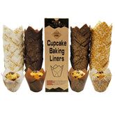 Bake Choice Nordic Tulip papeles muestra caja kraft estable para almacenamiento seguro