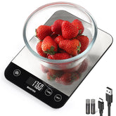 BakFee BK806 frente: pantalla clara para medir ingredientes con precisión al hornear