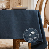 Mantel BALCONY & FALCON rectangular lavable para comedor, acabado elegante y práctico.
